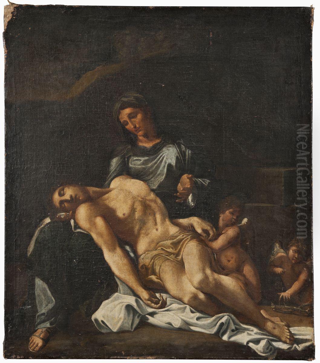 Pieta Oil Painting by Annibale Carracci