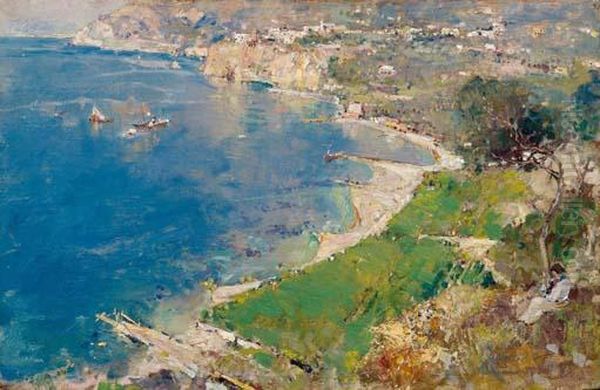 Sorrento Oil Painting by Giuseppe Casciaro