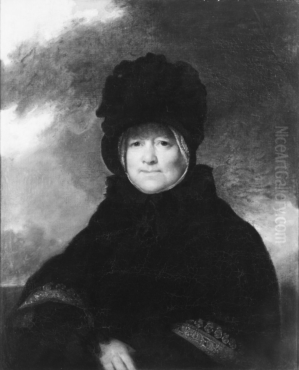 Mrs. William Thomas Oil Painting by John Wesley Jarvis