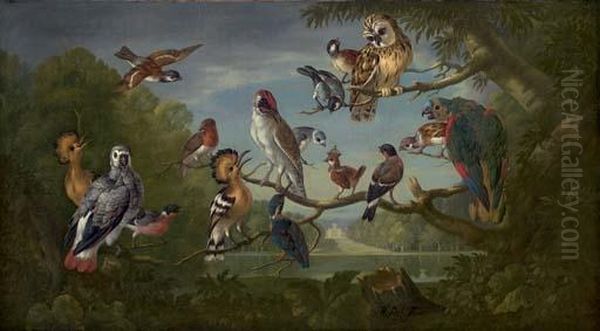 A Concert Of Birds Oil Painting by Pieter Casteels