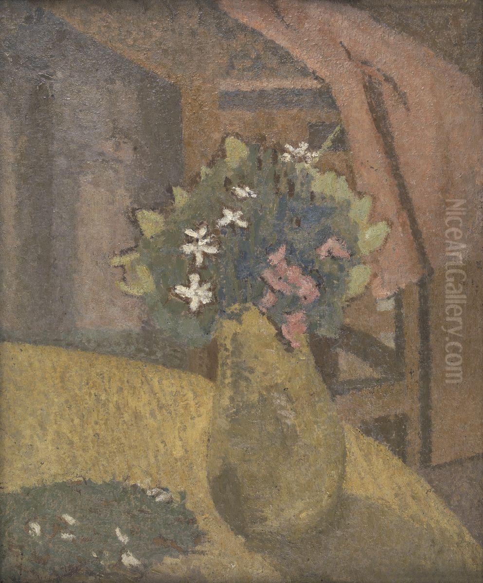 Vase of Flowers Oil Painting by Gwen John