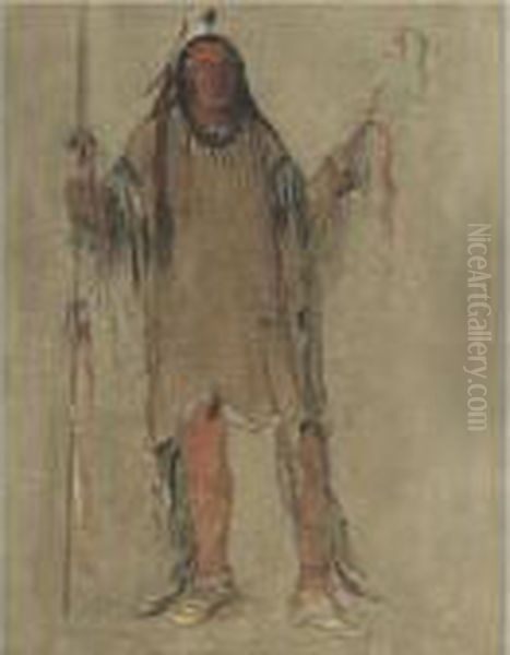 - Oil Painting by George Catlin