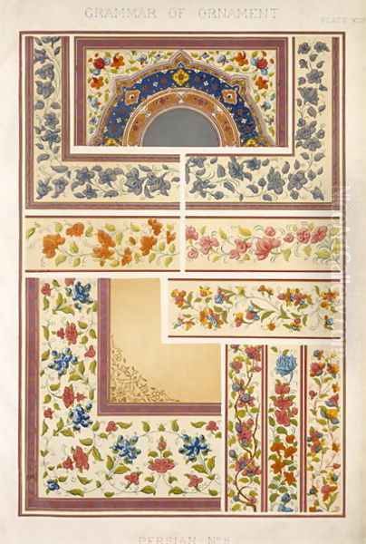 Persian No 5 Oil Painting by Owen Jones