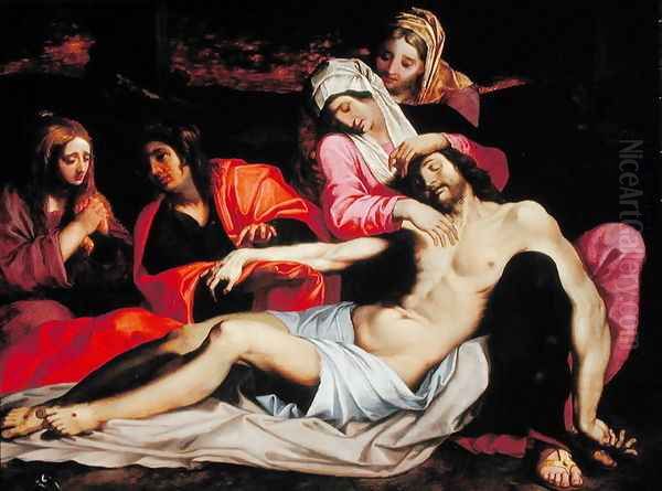 The Lamentation of Christ Oil Painting by Abraham Janssens