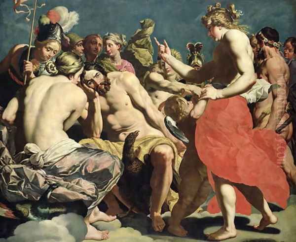 The Gods of Olympus Oil Painting by Abraham Janssens