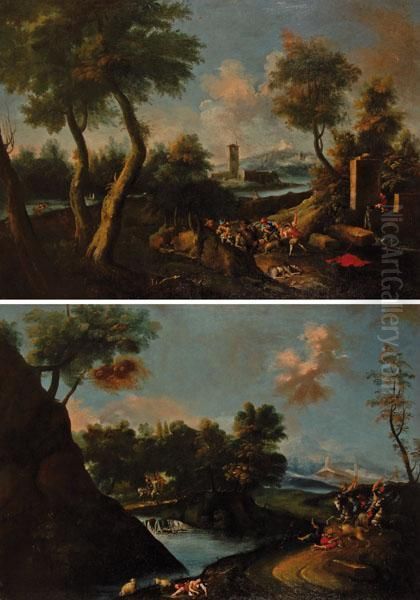 La Caccia Al Cinghiale 
La Caccia Al Leone Oil Painting by Pieter the Younger Mulier