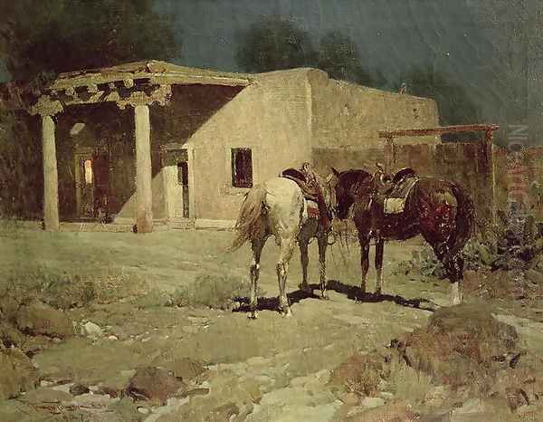 Southern Night Oil Painting by Frank Johnson