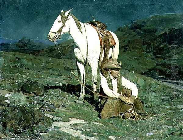 The Night Hawk Oil Painting by Frank Johnson