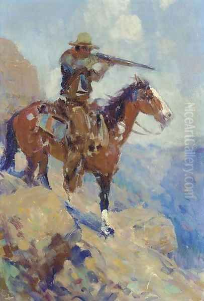 Long Shot Oil Painting by Frank Johnson
