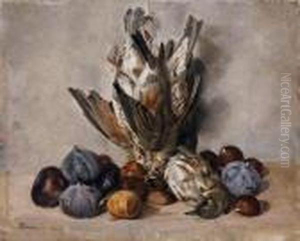 Automne Oil Painting by Edmond Ceria