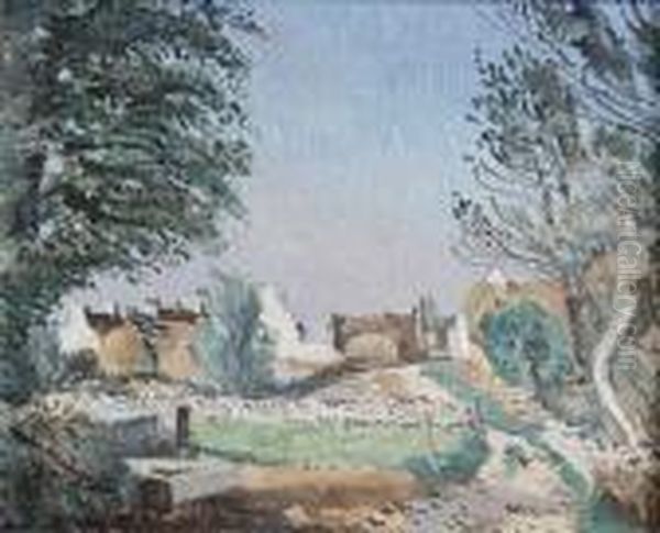 Vue De Kervenec En Bretagne Oil Painting by Edmond Ceria