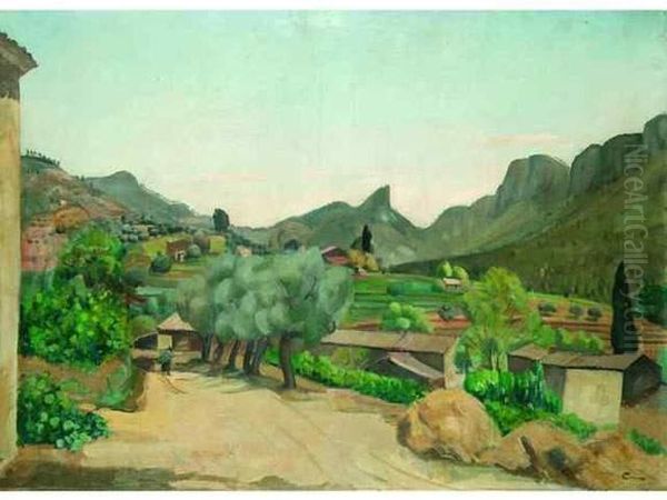 Paysage De Provence No. 2 Oil Painting by Edmond Ceria