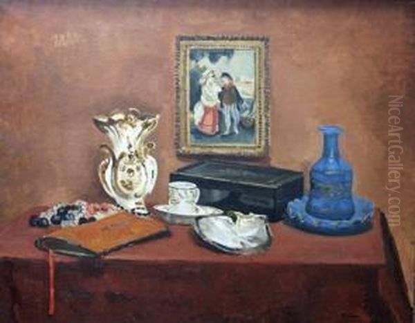 Nature Morte. Oil Painting by Edmond Ceria