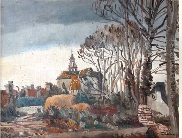 Plomeur Oil Painting by Edmond Ceria