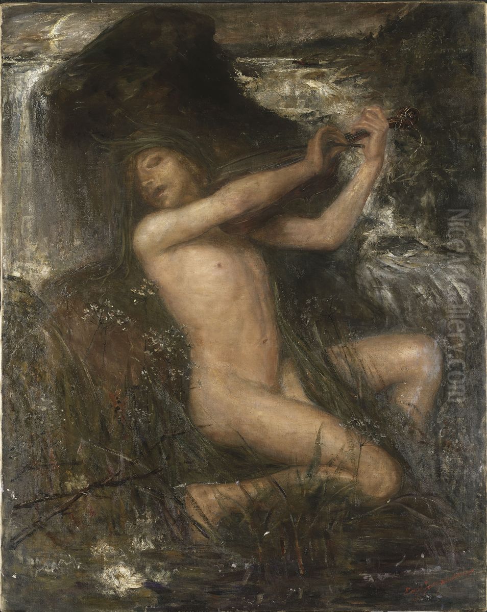 The Water Sprite Oil Painting by Ernst Josephson