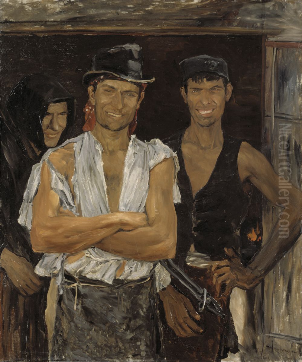 Spanish Smiths Oil Painting by Ernst Josephson