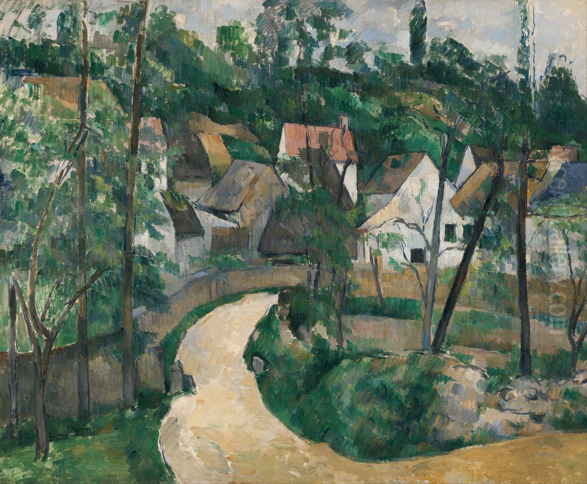 La Route Tournante Oil Painting by Paul Cezanne