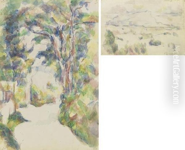 Route Tournante ( Oil Painting by Paul Cezanne