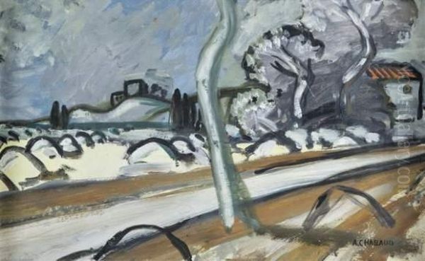 Paysage Oil Painting by Auguste Chabaud