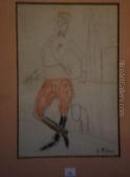 Le Militaire Oil Painting by Auguste Chabaud