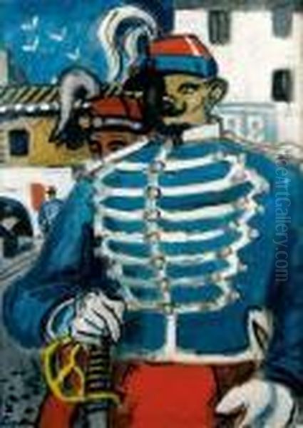 Le Dragon Oil Painting by Auguste Chabaud