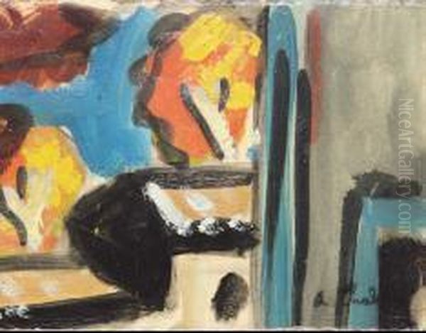 Arbre En Automne Oil Painting by Auguste Chabaud