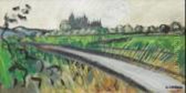 Campagne Verte Oil Painting by Auguste Chabaud