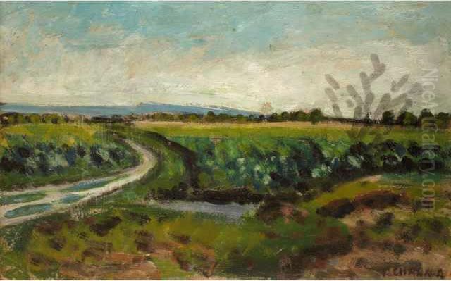 :vignes Oil Painting by Auguste Chabaud