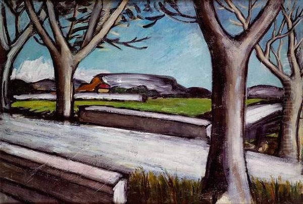 Paysage Oil Painting by Auguste Chabaud