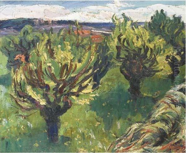 Paysage Oil Painting by Auguste Chabaud