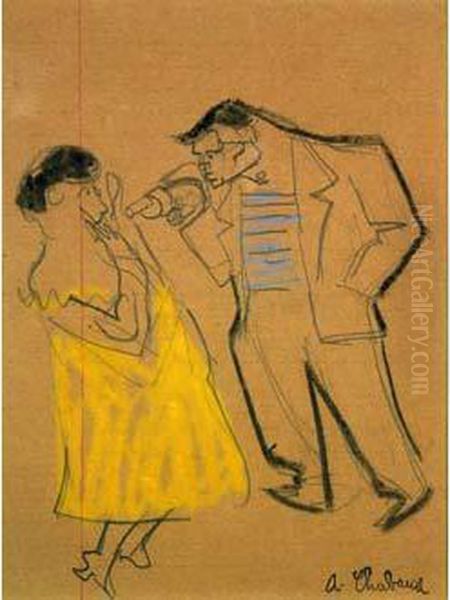 Le Mac Oil Painting by Auguste Chabaud