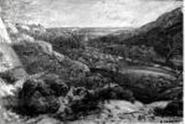 Paysage De Provence. Oil Painting by Auguste Chabaud