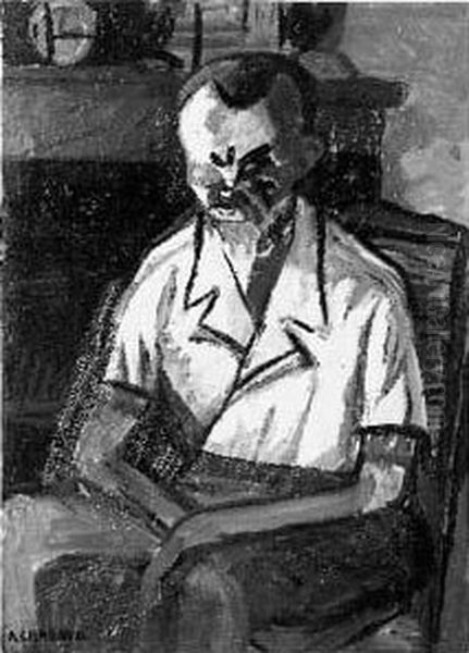 Portrait D'homme Oil Painting by Auguste Chabaud