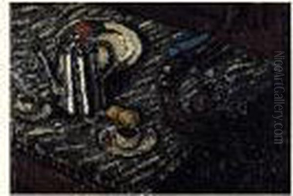 Nature Morte A La Theiere Oil Painting by Auguste Chabaud