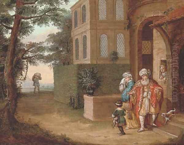 The Return of the Prodigal Son Oil Painting by Hans III Jordaens