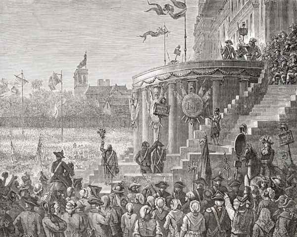 Celebration of the Supreme Being Oil Painting by Paul Jonnard