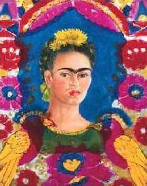 Frame Oil Painting by Frida Kahlo