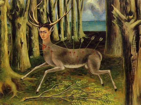 The Little Deer Oil Painting by Frida Kahlo