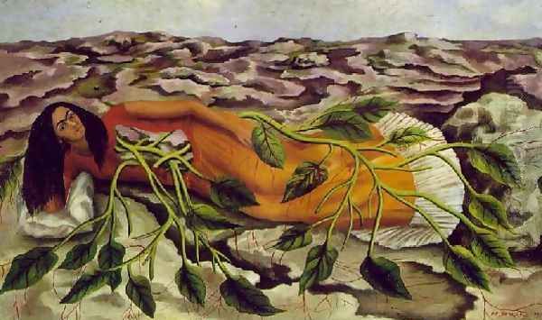 Roots Raices Oil Painting by Frida Kahlo
