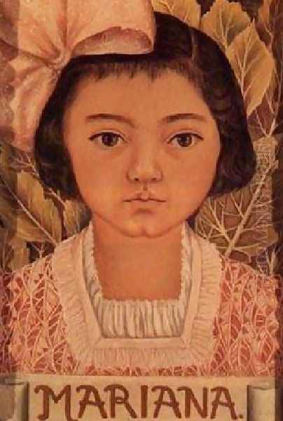 Retrato De Mariana Morillo Safa Oil Painting by Frida Kahlo