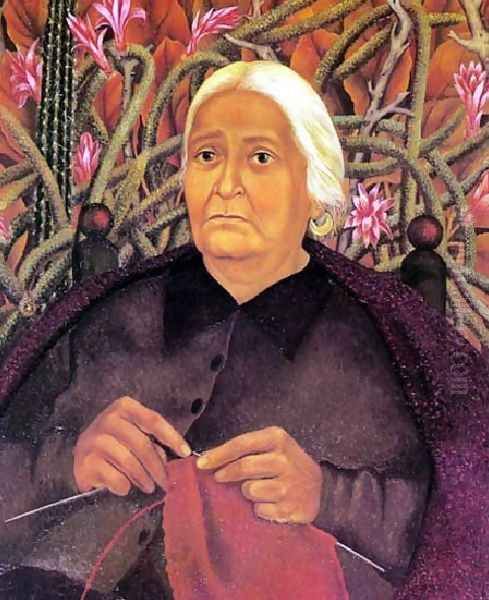 Dona Rosita Morillo Oil Painting by Frida Kahlo