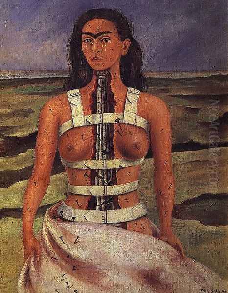 The Broken Column Oil Painting by Frida Kahlo