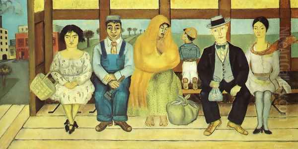 The Bus 1929 Oil Painting by Frida Kahlo