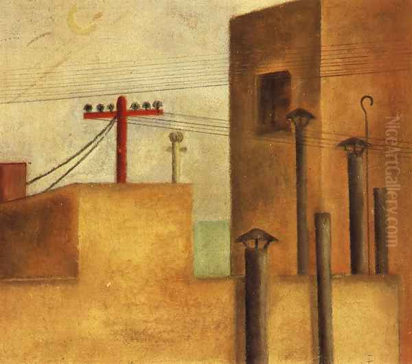 Urban Landscape 1925 Oil Painting by Frida Kahlo