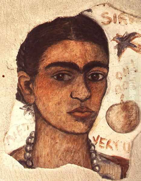 Self Portrait Very Ugly 1933 Oil Painting by Frida Kahlo