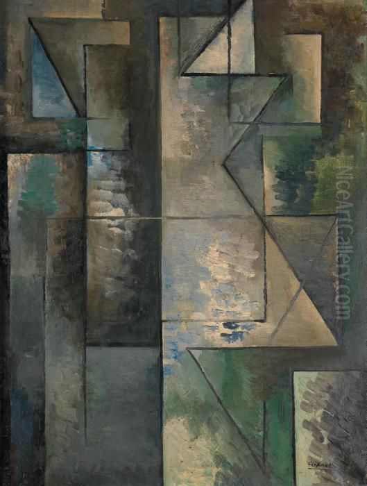 Composition Oil Painting by Youla, Jules Chapoval