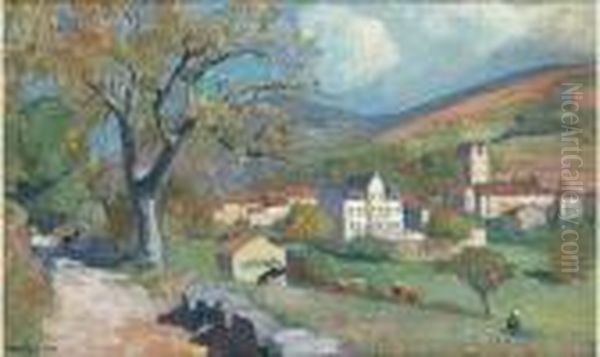 Paysage Oil Painting by Victor Charreton