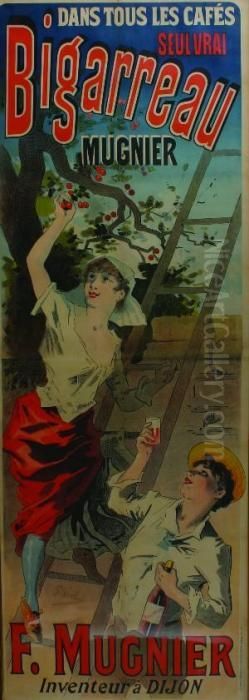 Bigarreau Mugnier Oil Painting by Jules Cheret