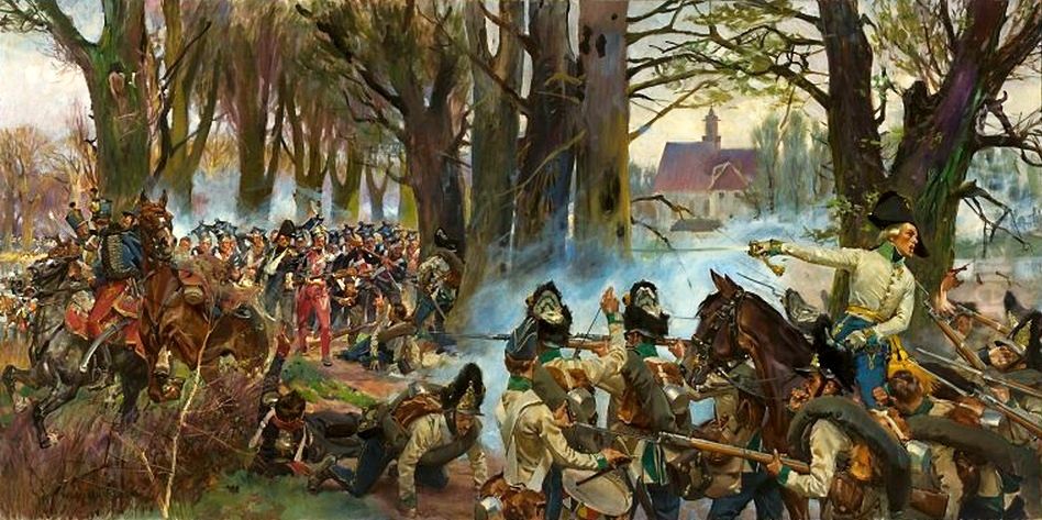 Battle of Raszyn Oil Painting by Wojciech Kossak