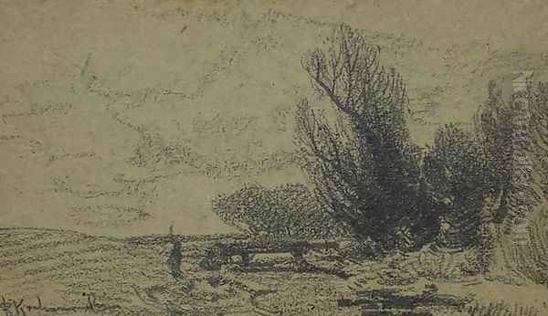 Drawing III Oil Painting by Roman Kochanowski